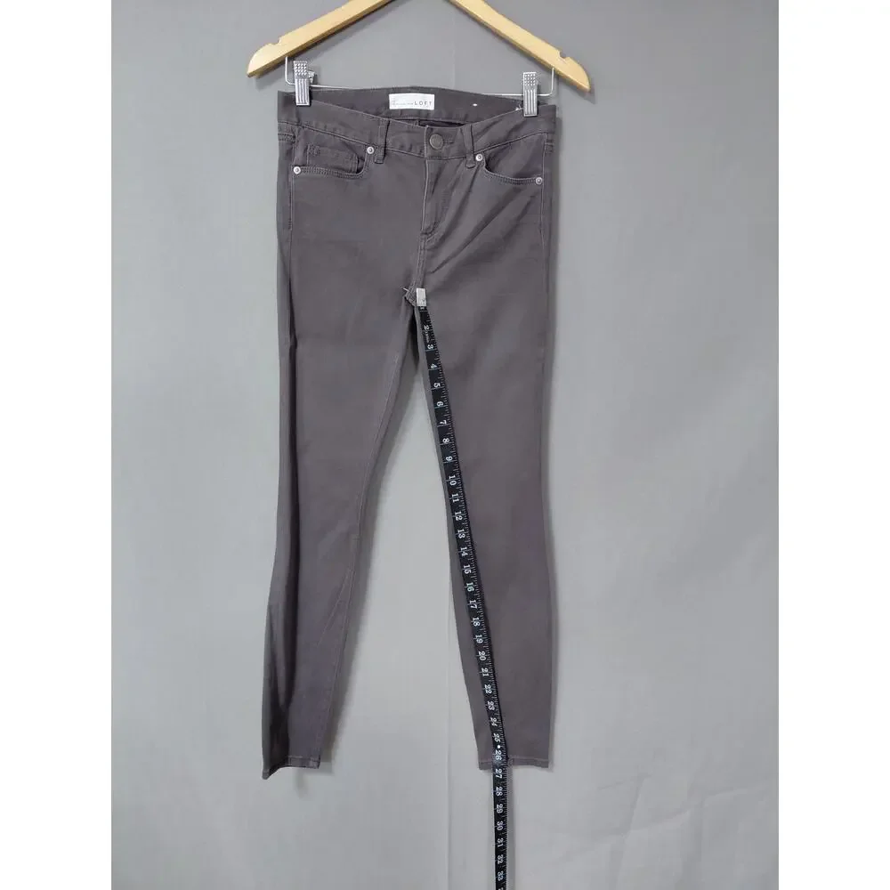 Loft Legging Gray Stretch Pants Women Size 0P